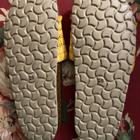 Slide/Sandal INTENTIONALLY BLANK Triana - Raffia Sandal New condition - Picture 2 of 6